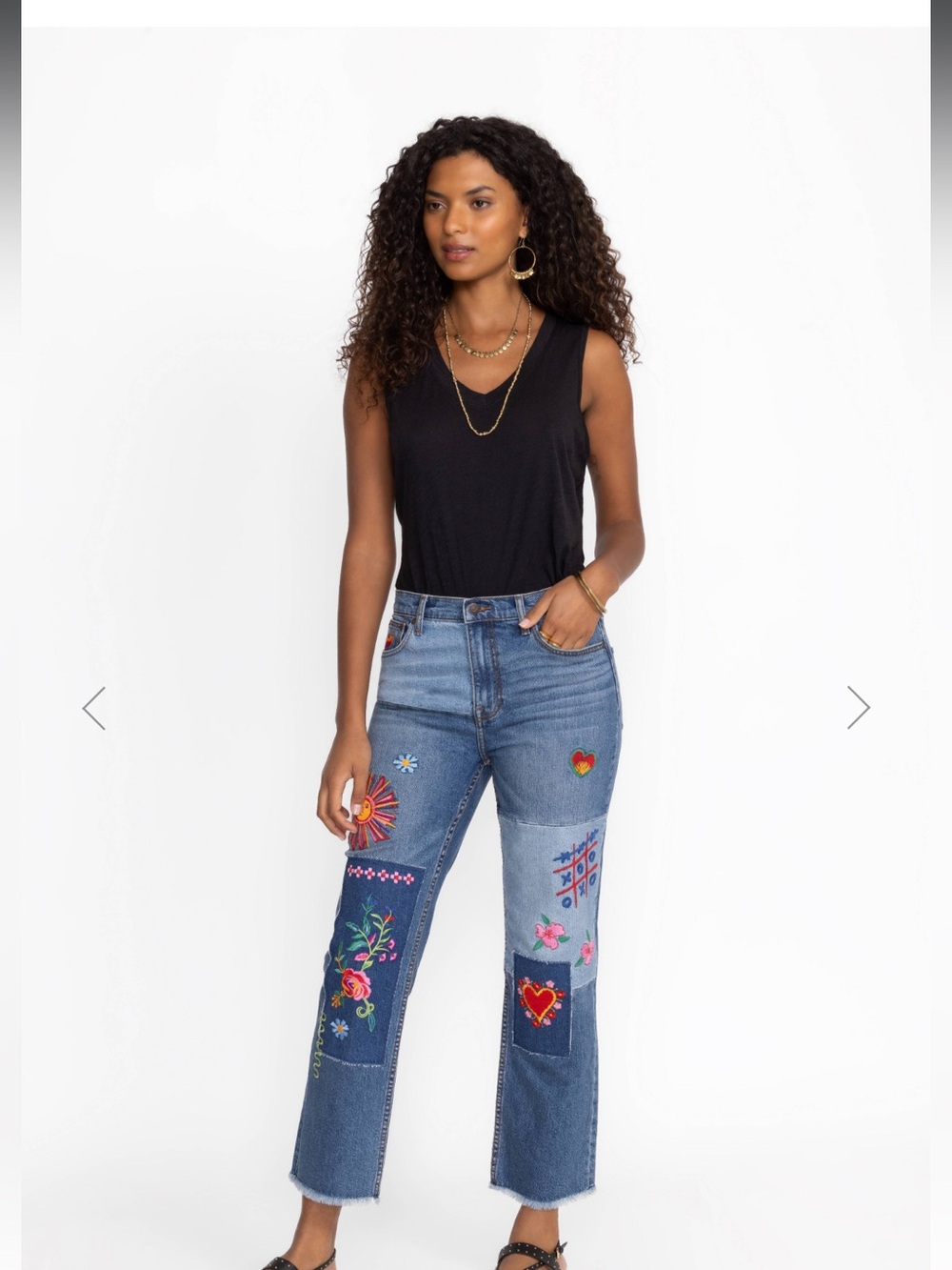 Johnny Was SANDRA STRAIGHT
CROPPED JEAN
HIGH RISE size 26 excellent condition - Picture 15 of 15